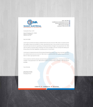 Letterhead Design by Creations Box 2015 for this project | Design: #25135719
