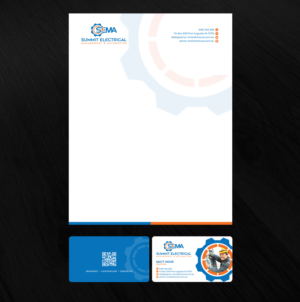 electrical automation company needs a letterhead design  | Design En-Tête par SL Designer