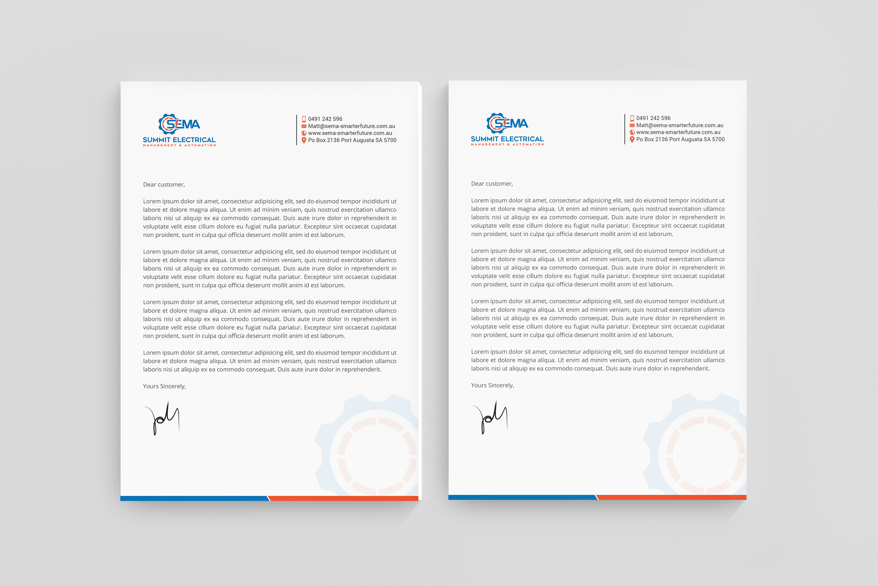 Letterhead Design by R.design for this project | Design #25027066