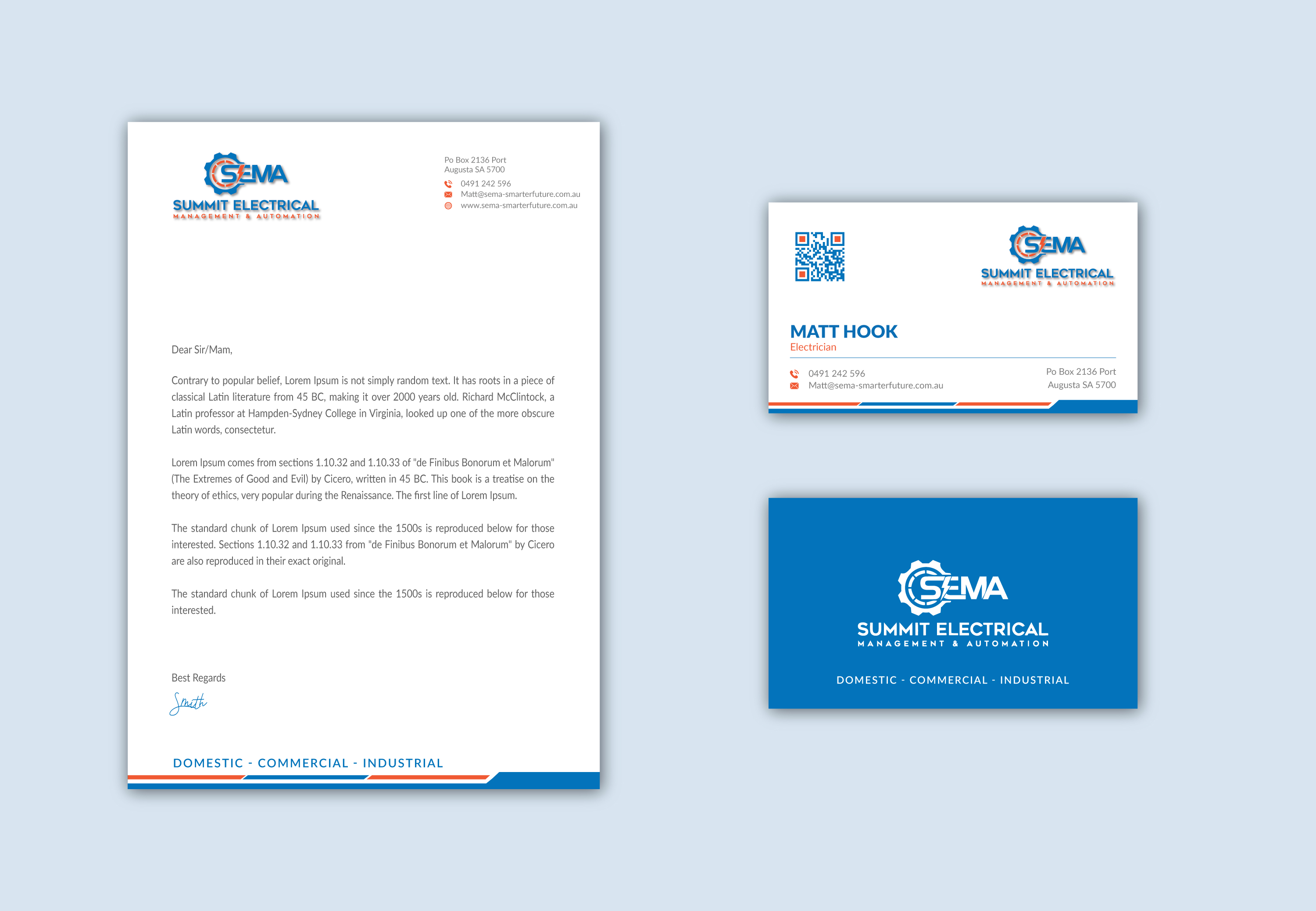 Letterhead Design by Musa. A for this project | Design #25027641