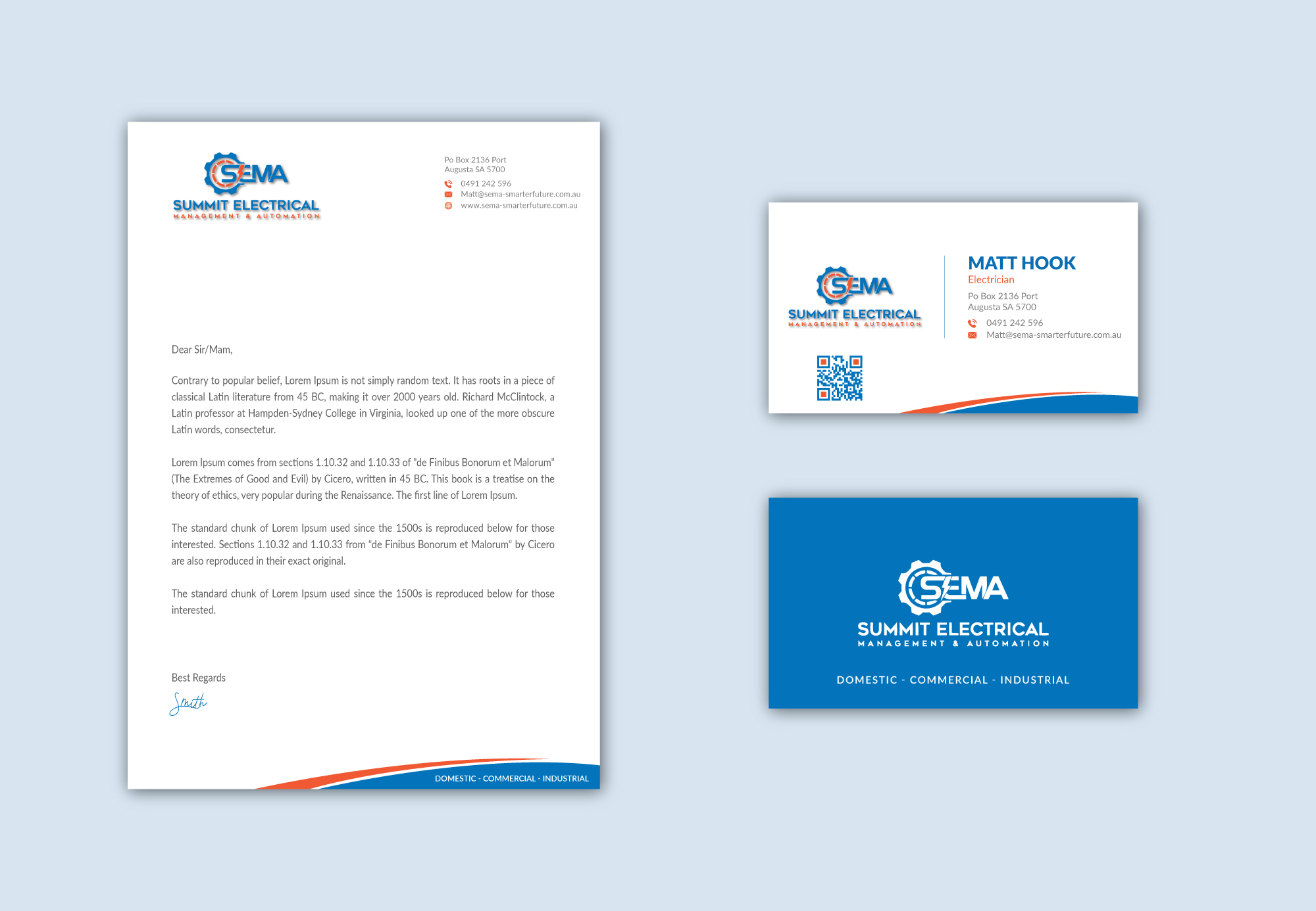 Letterhead Design by Musa. A for this project | Design #25027643