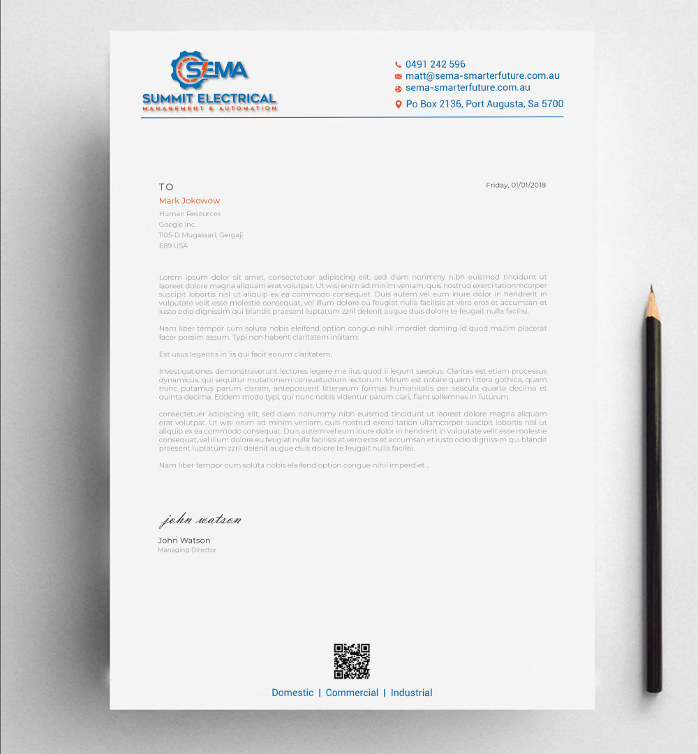 Letterhead Design by Imagine design000 for this project | Design #25026535