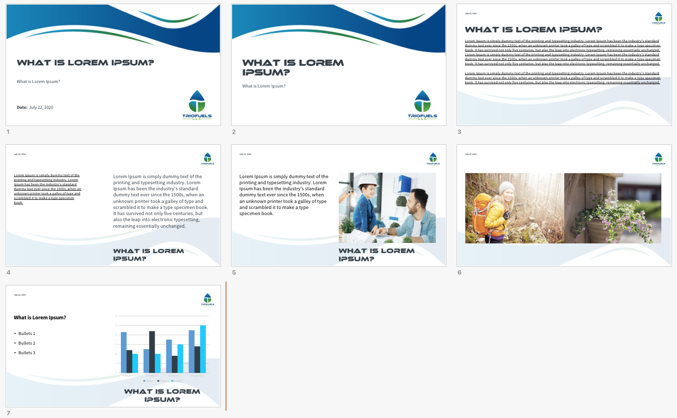 PowerPoint Design by umar1973 for TrioFuels LLC | Design #25029890