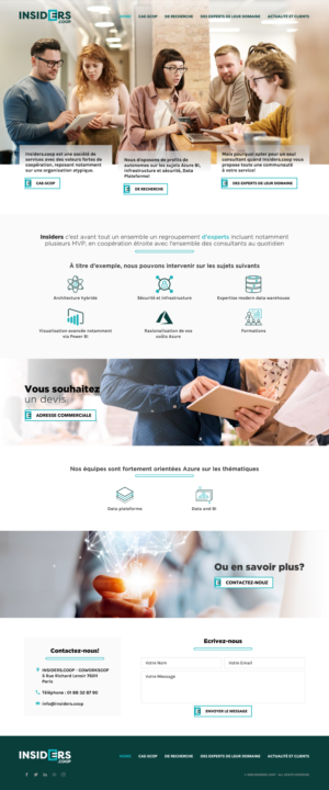 Institutional website for an IT Consulting company | Web-Design von -Marc-