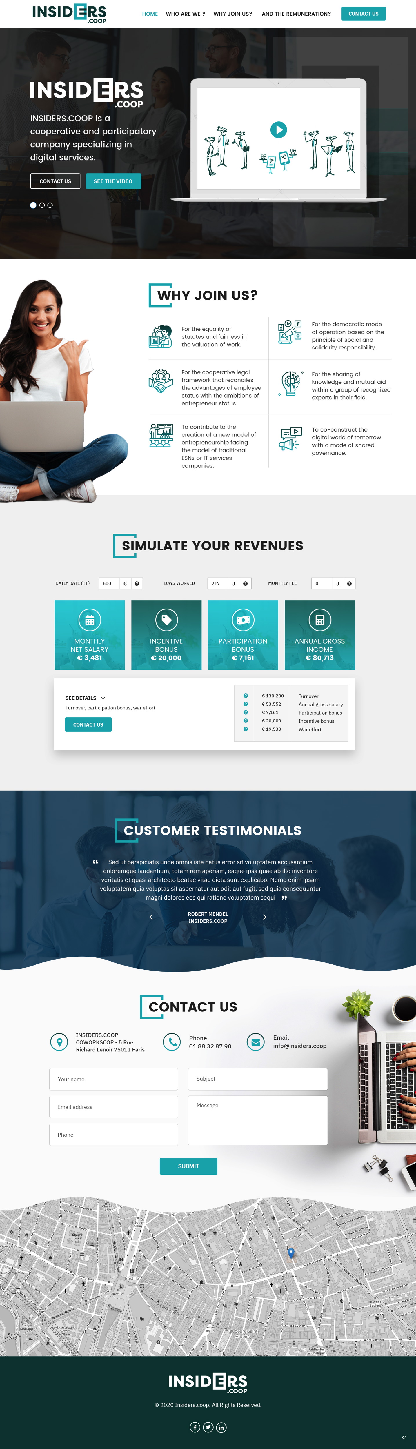 Web Design by pb for INSIDERS.COOP | Design #25032595