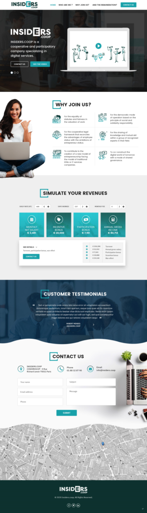 Web Design by pb for INSIDERS.COOP | Design: #25032595