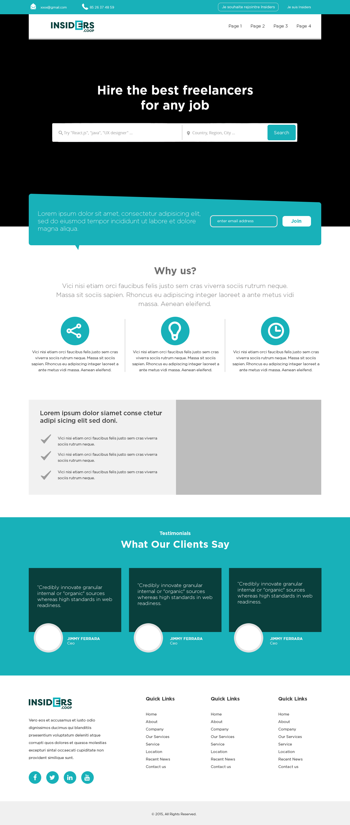 Web Design par Vzentale pour INSIDERS.COOP | Design #25060439