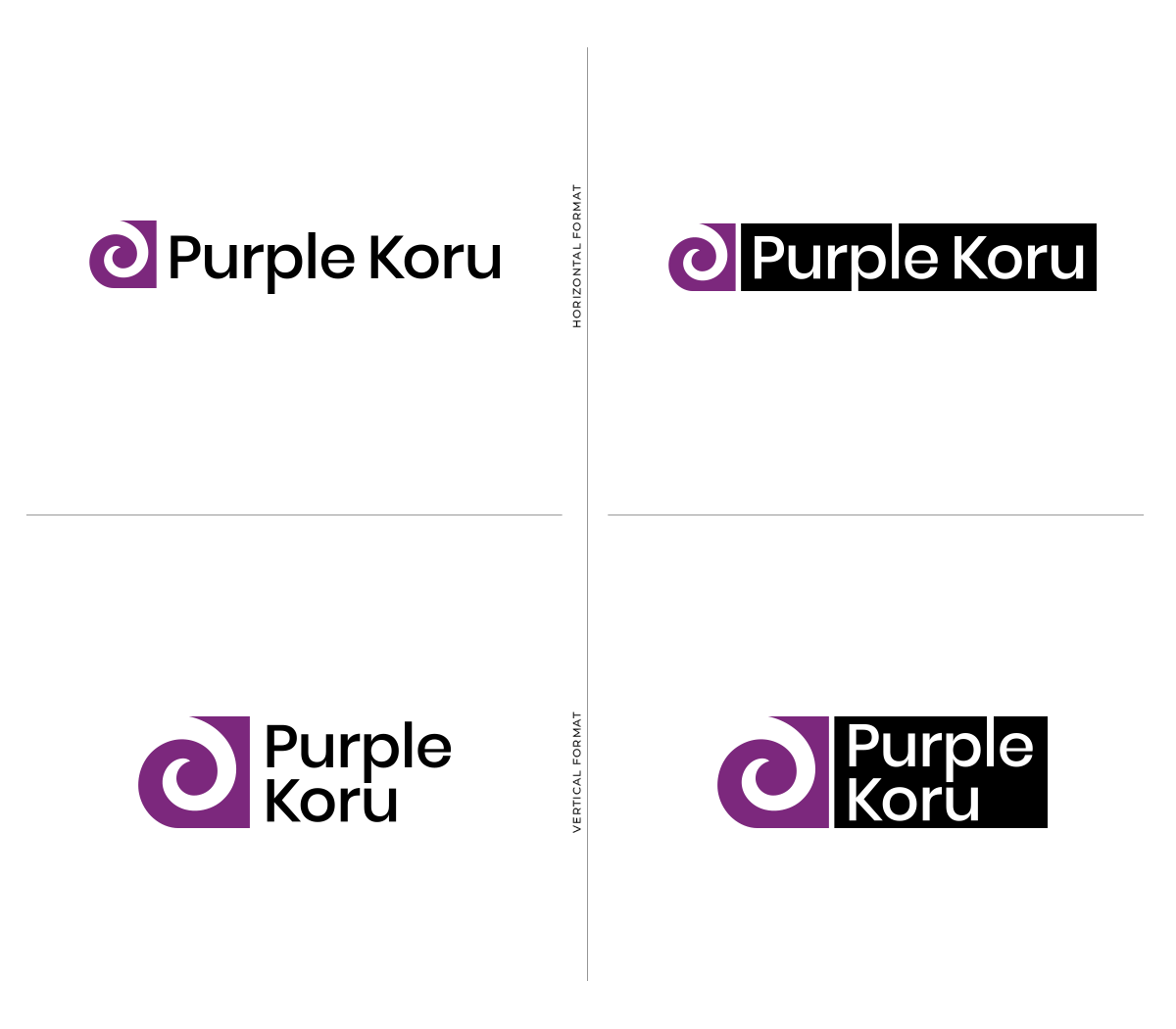 Logo Design by GBDESIGN for Purple Koru | Design #25041824