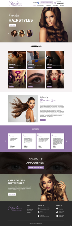 Web Design by pb for this project | Design: #25032654