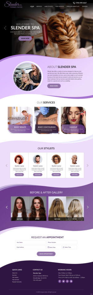Web Design by pb for this project | Design: #25032655