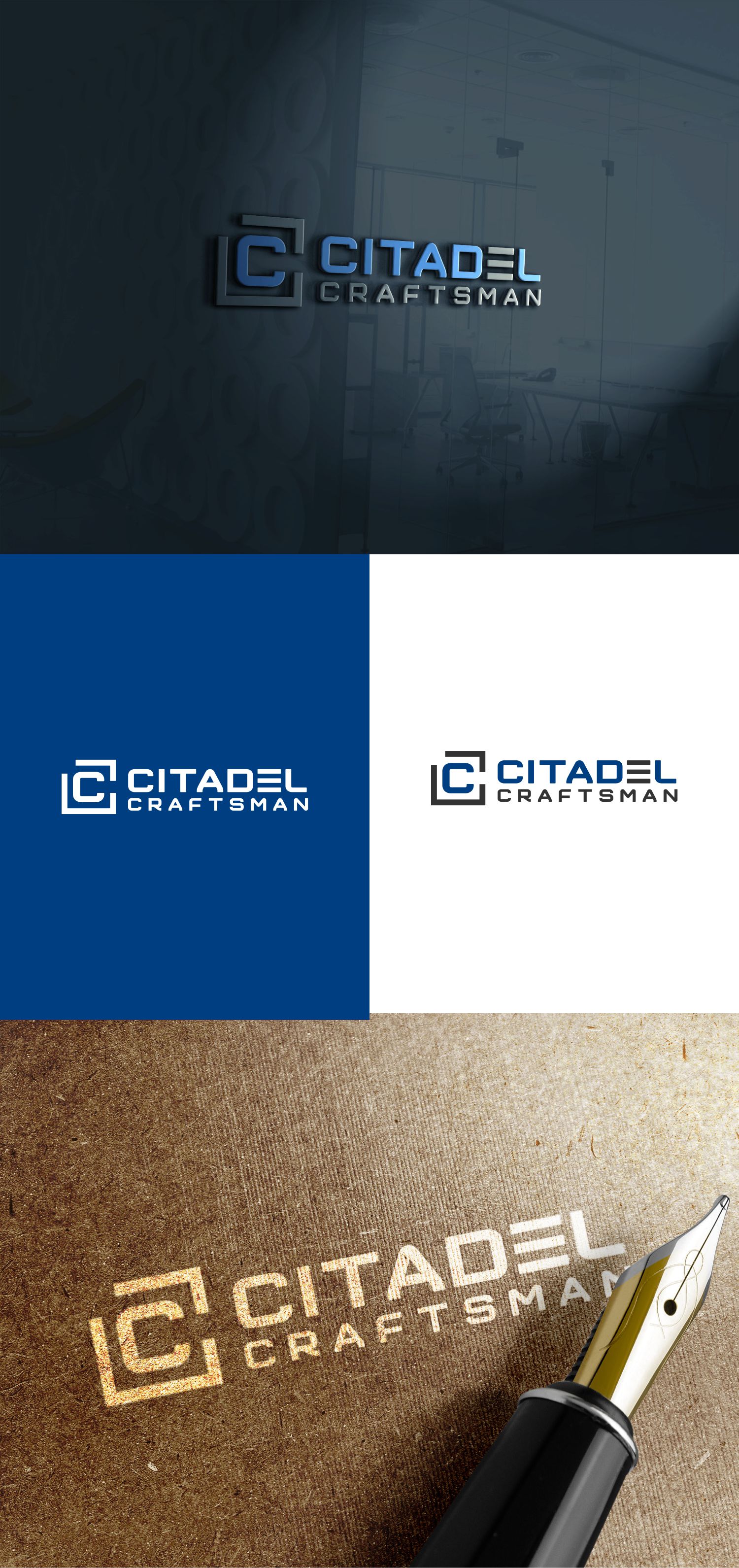 Logo Design by MX LogoArt for Citadel Craftsman LLC | Design #25036079
