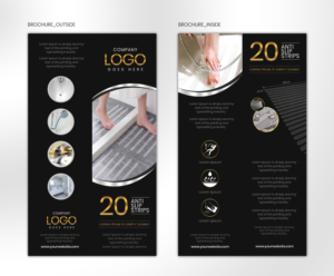 Insert Card for Anti-Slip Sticker | Diseño de Brochure por SAI DESIGNS