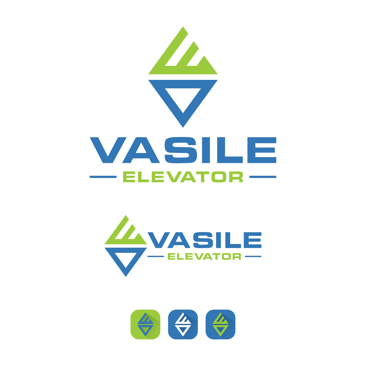 Logo Design by RAMBUTAN for Vasile Elevator | Design #25031635