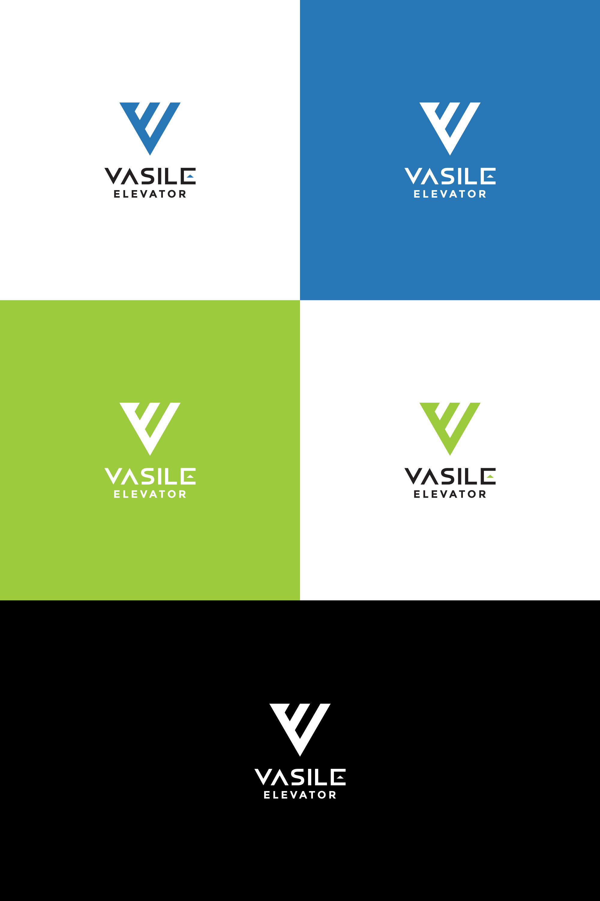 Logo Design by Ronak Raval for Vasile Elevator | Design #25037245