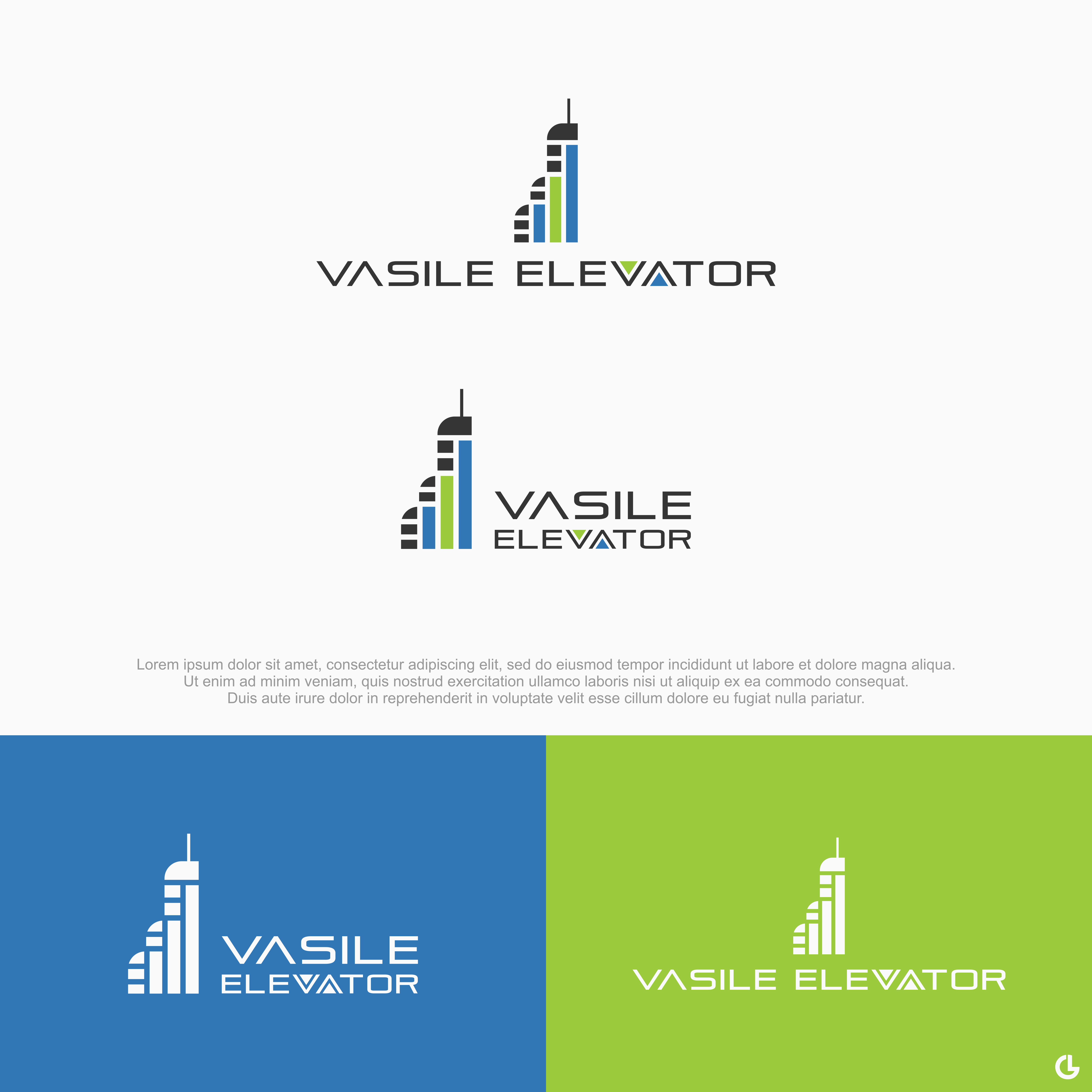 Logo Design by R!CKY for Vasile Elevator | Design #25037829