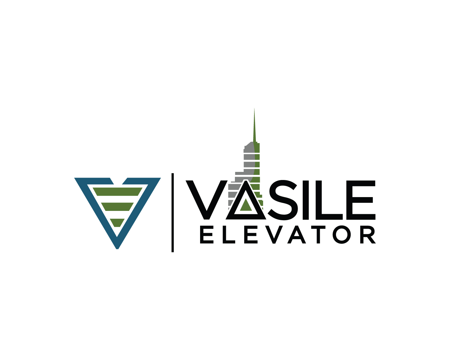 Logo Design by Atec for Vasile Elevator | Design #25037168