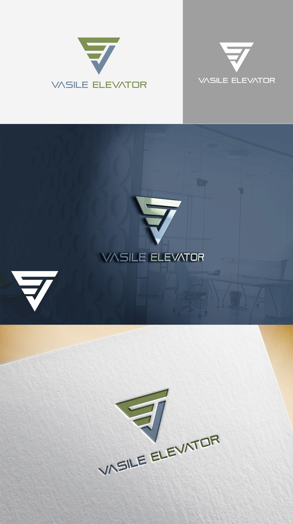 Logo Design by AL-BARAKAH for Vasile Elevator | Design #25046821
