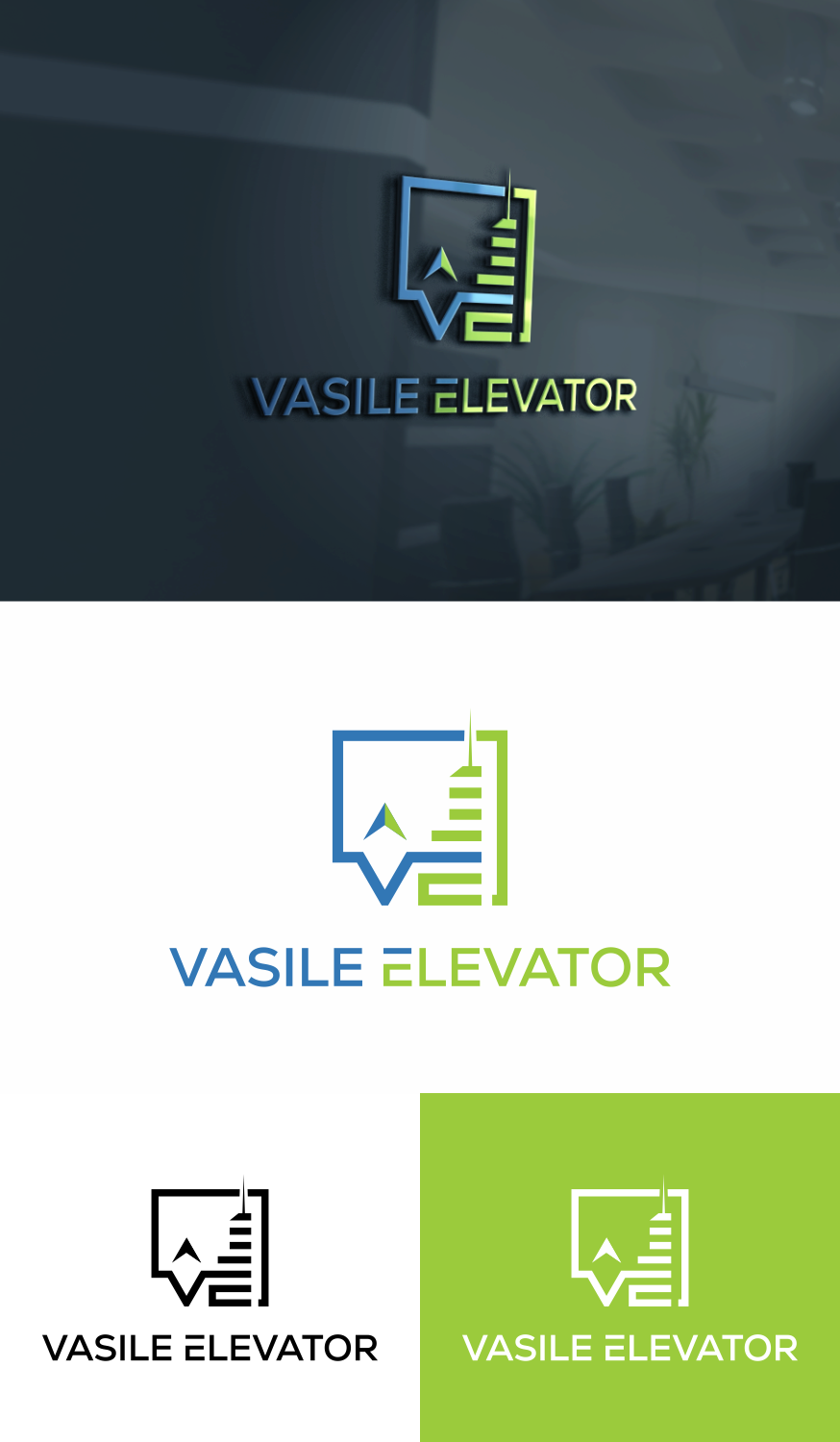 Logo Design by fatiyadesign for Vasile Elevator | Design #25033960