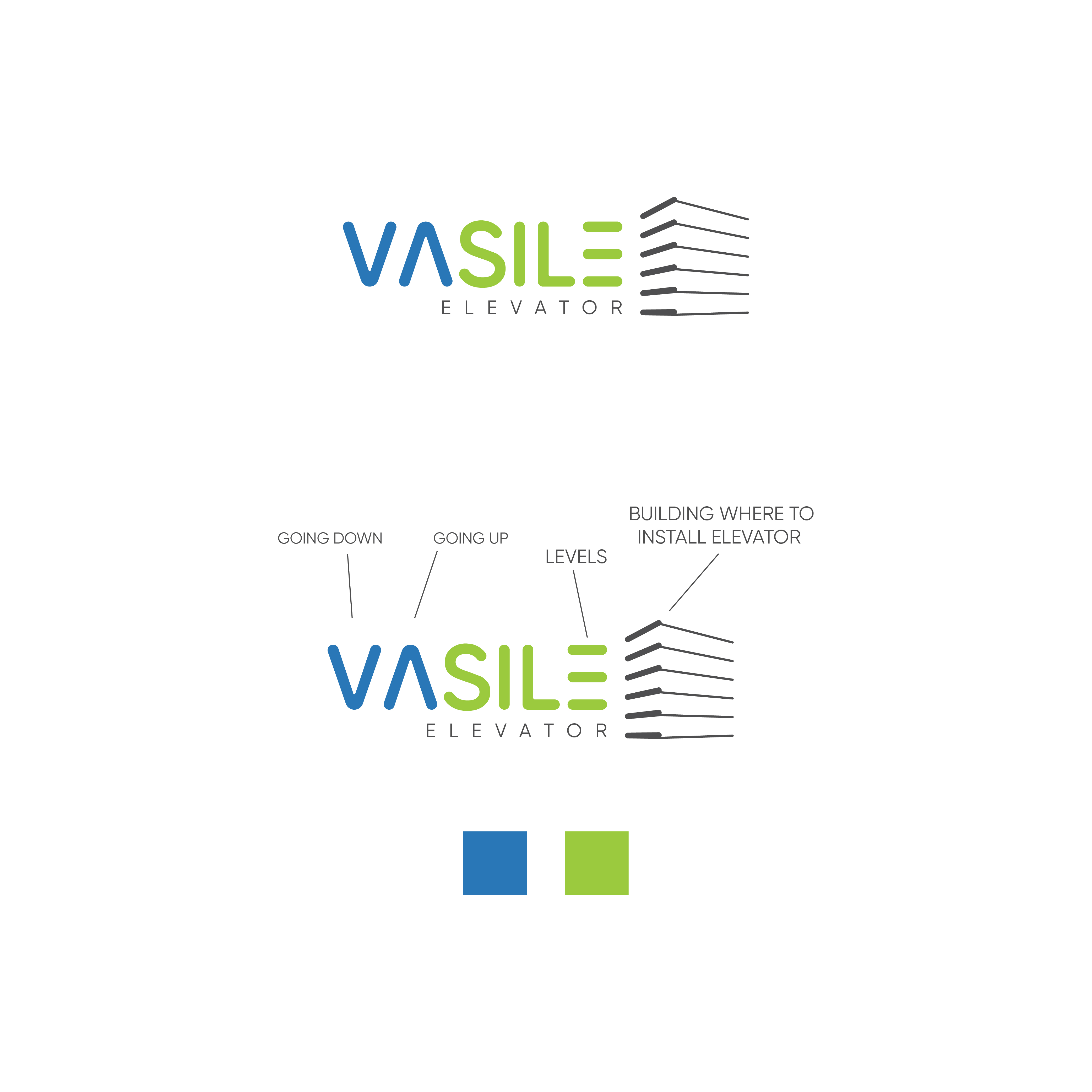 Logo Design by ValMoran for Vasile Elevator | Design #25031899