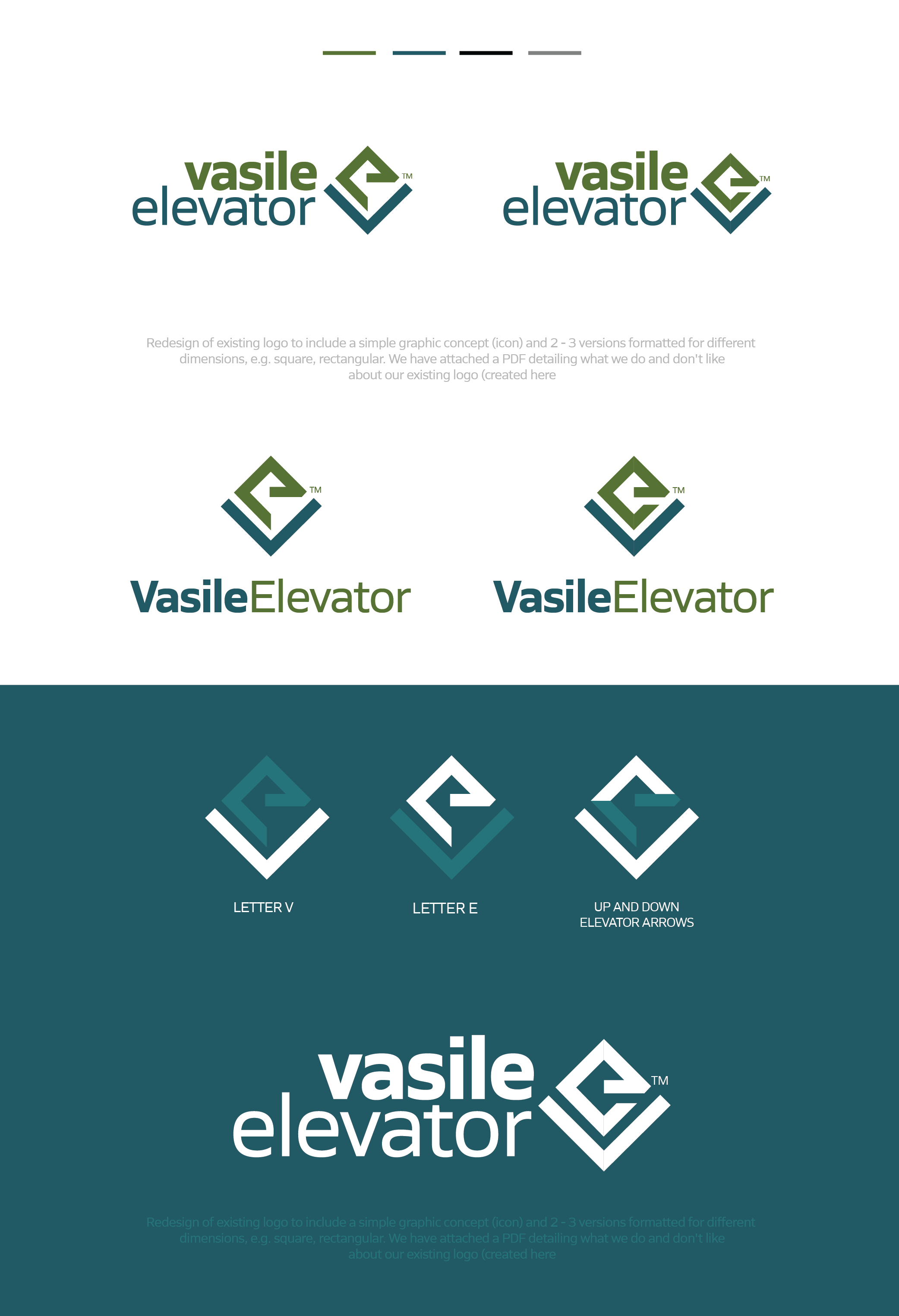 Logo Design by Arthy for Vasile Elevator | Design #25033178