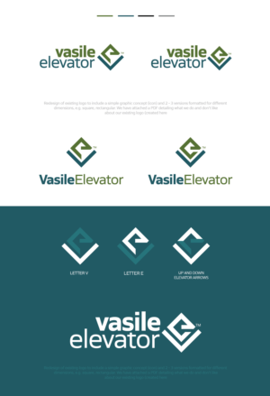 Logo Design by Arthy for Vasile Elevator | Design: #25033178