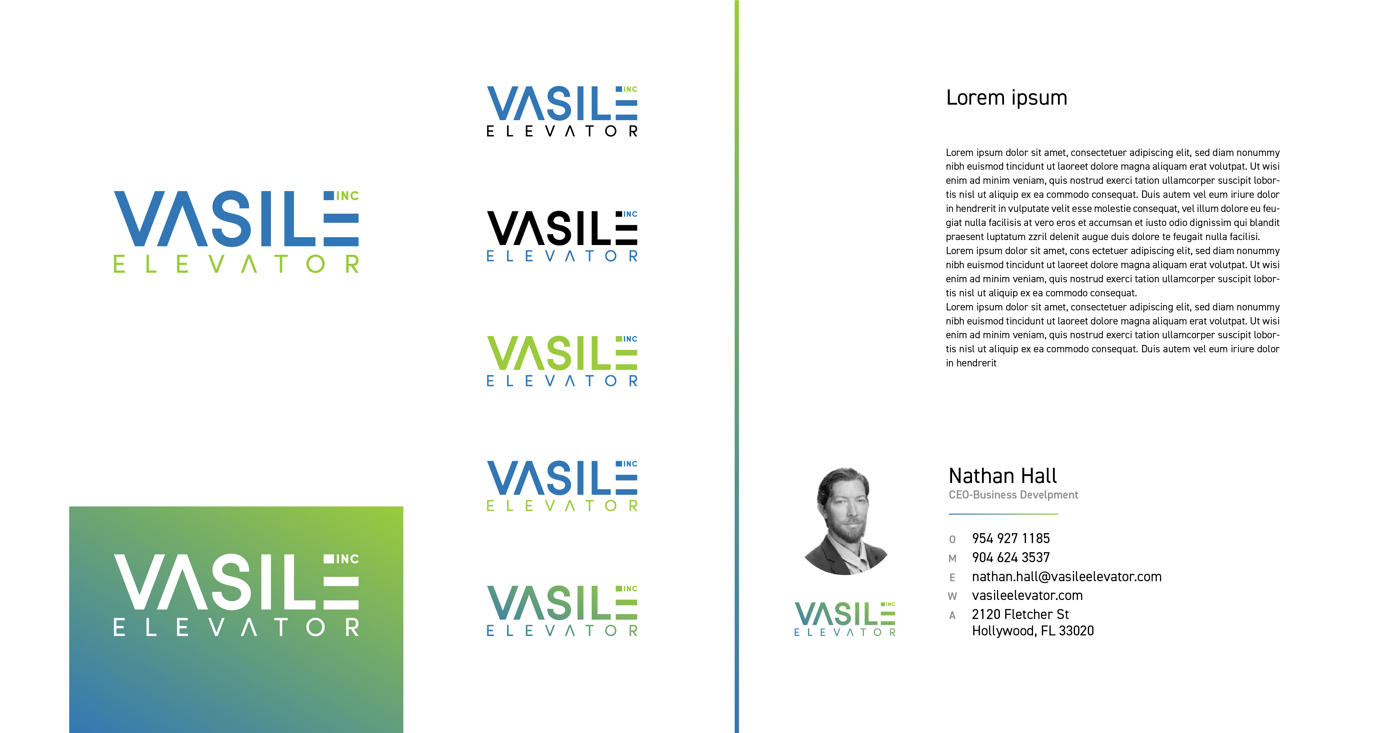 Logo Design by Ochakov for Vasile Elevator | Design #25050431