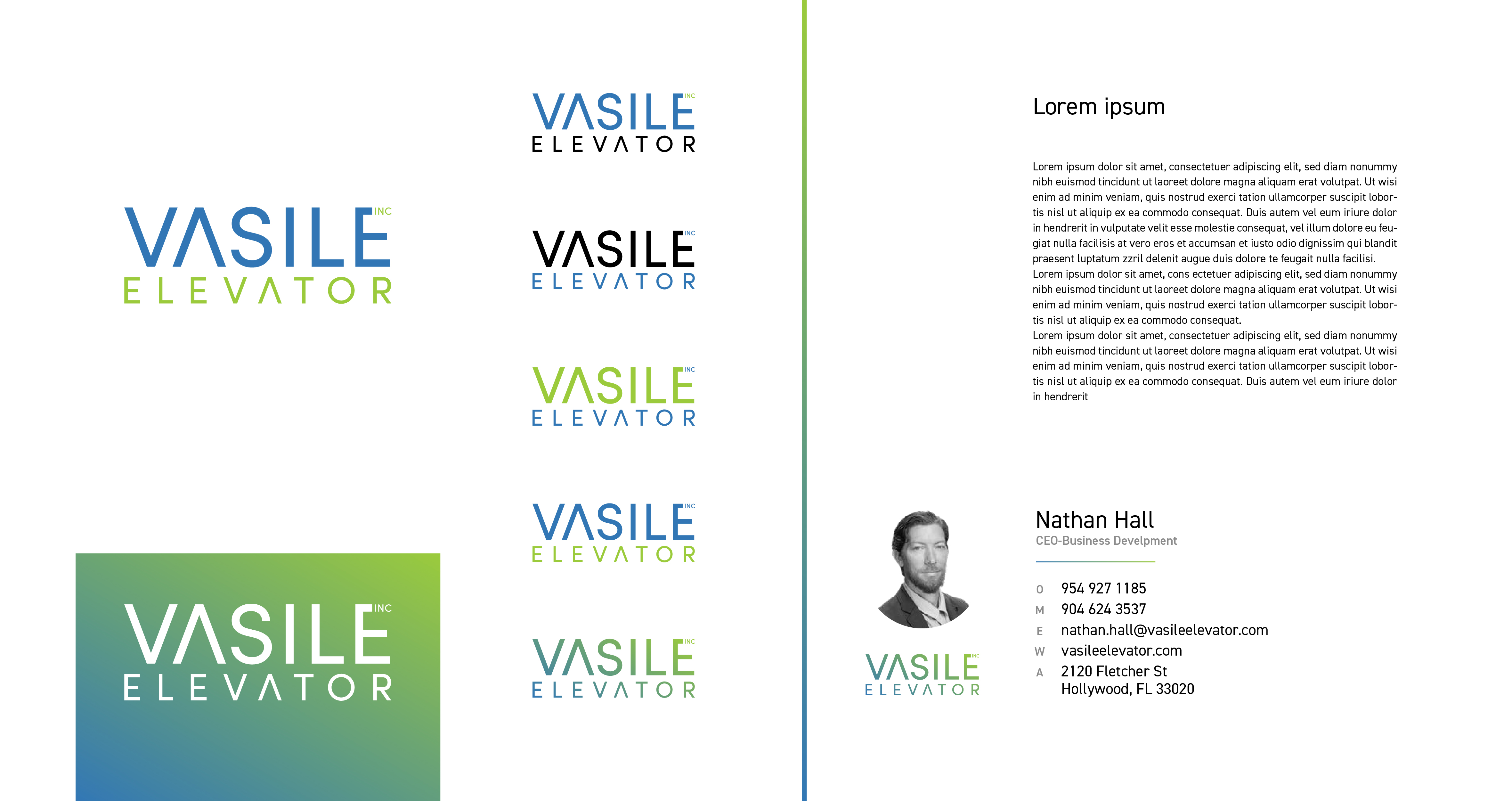 Logo Design by Ochakov for Vasile Elevator | Design #25050432
