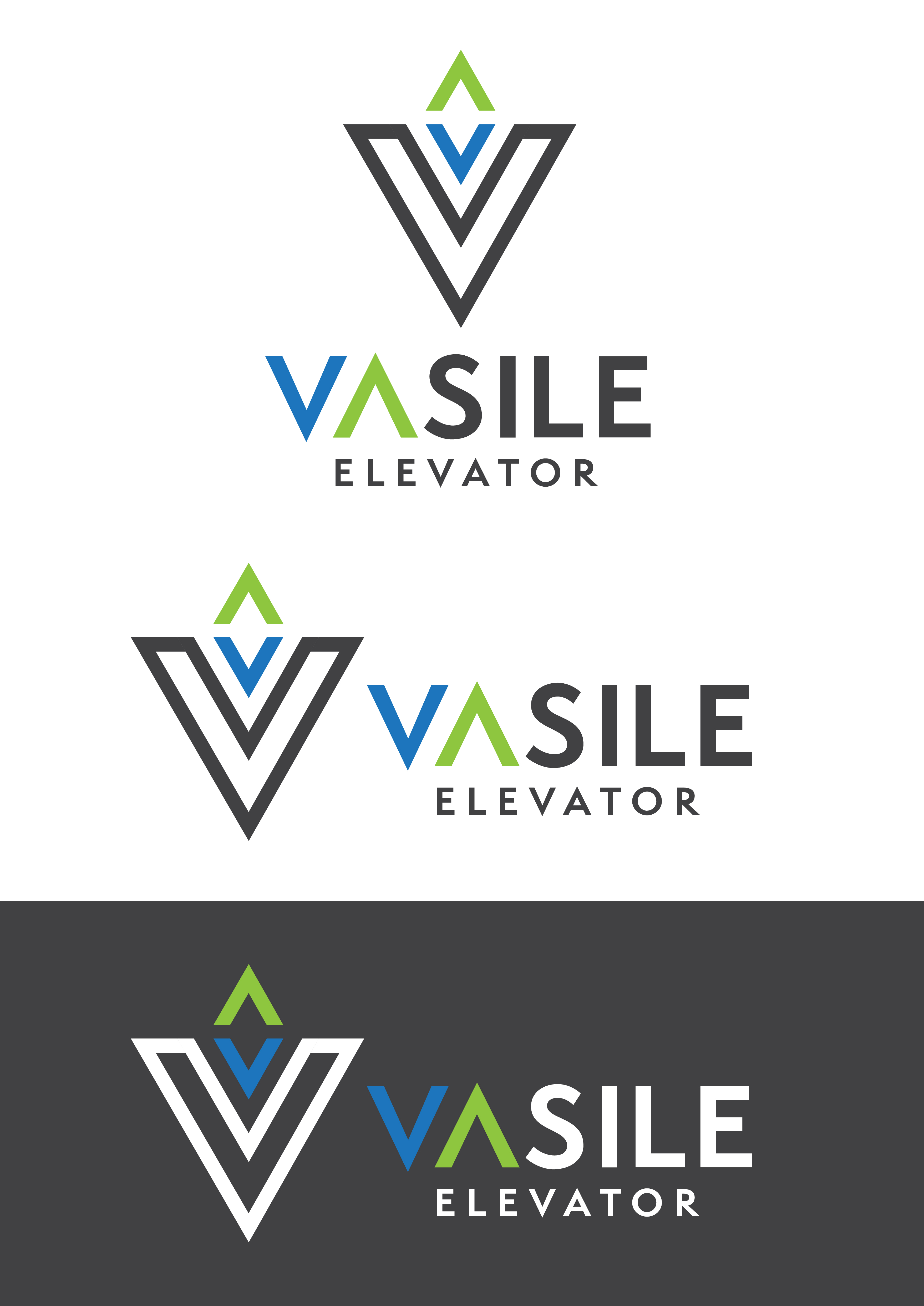 Logo Design by Zigman Design for Vasile Elevator | Design #25051295