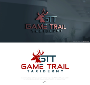 Game Trail Taxidermy and or GTT | Logo Design by Mono.co
