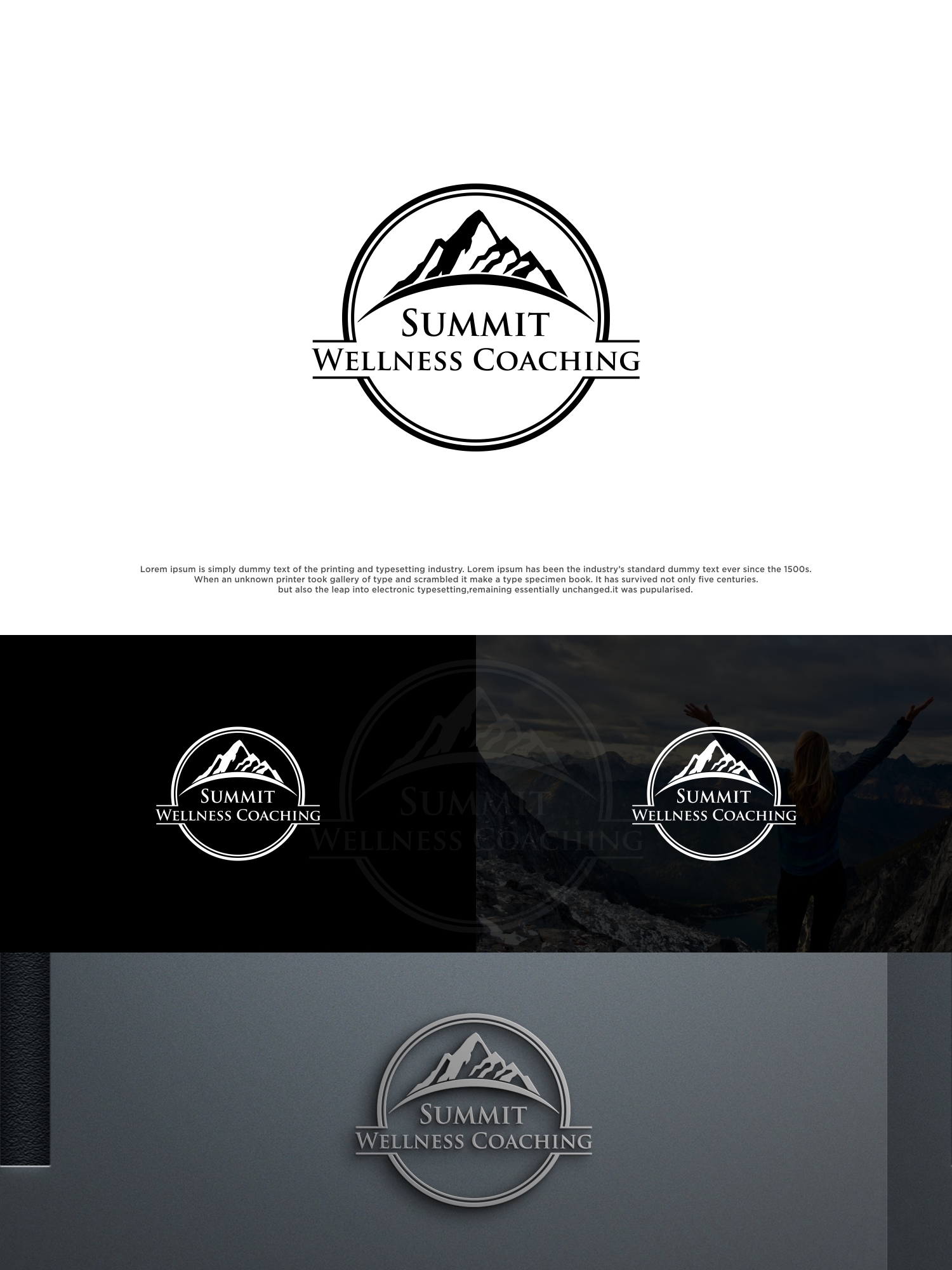 Logo Design by 2662 DESIGN for Summit Wellness Coaching  | Design #25032200