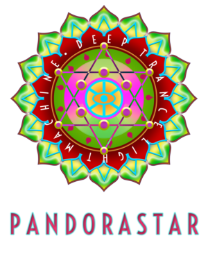 Psychedelic Logo Stickers | Graphic Design by tarokun