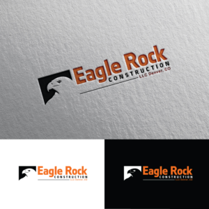 Eagle Rock Construction,  LLC          Denver, CO | Logo Design by Rii