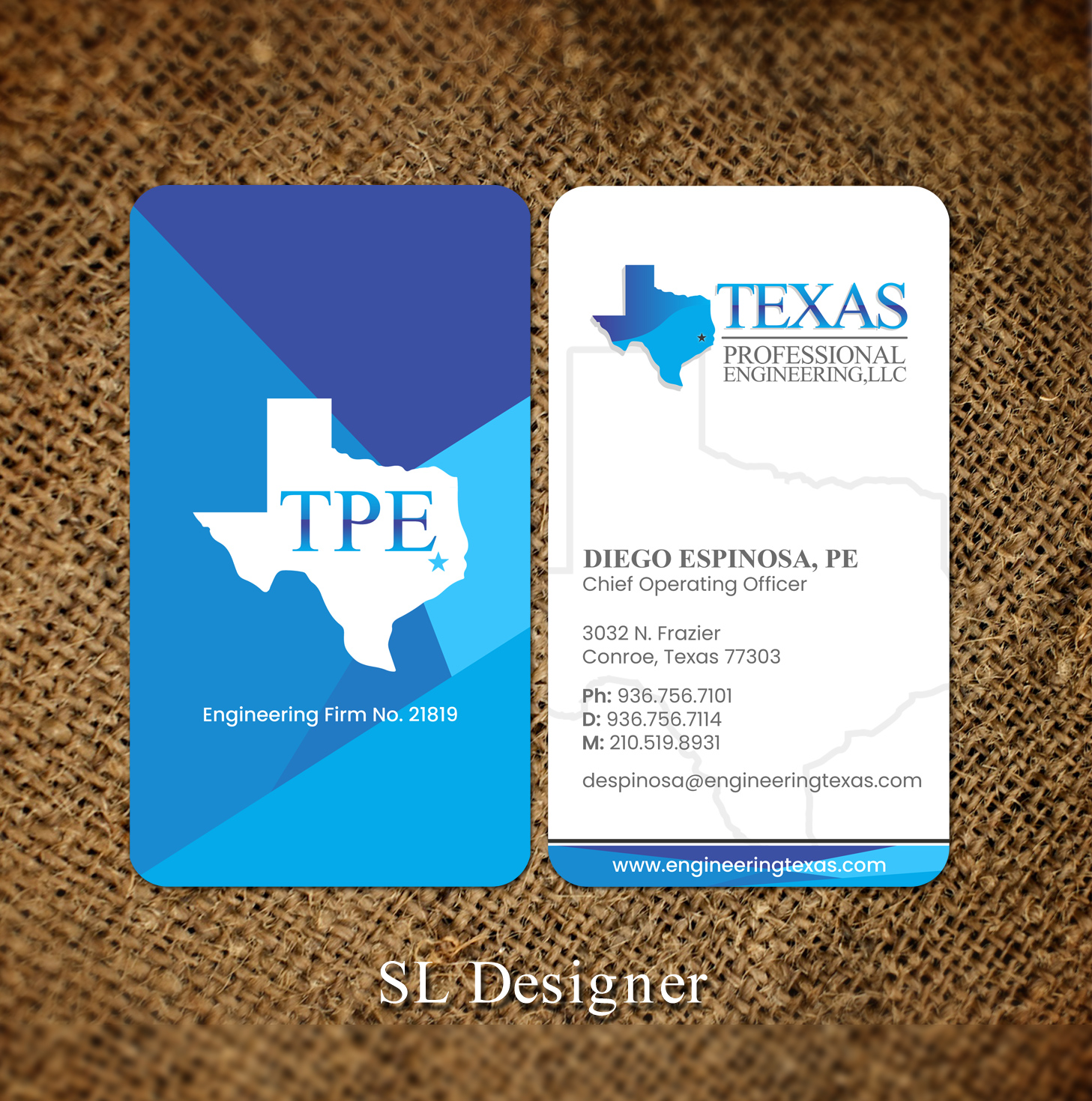 Business Card Design by SL Designer for this project | Design #25040385