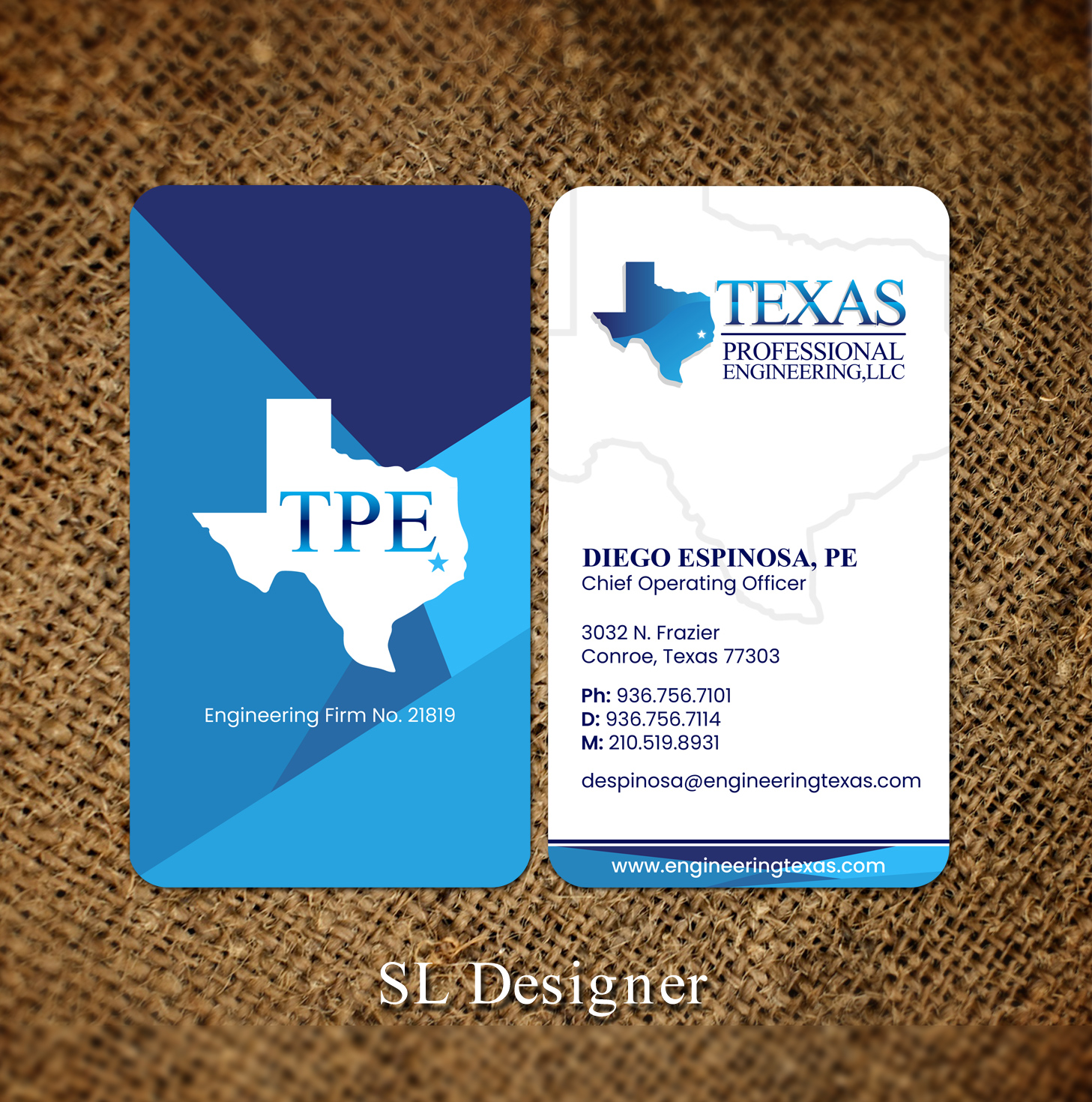 Business Card Design by SL Designer for this project | Design #25040387