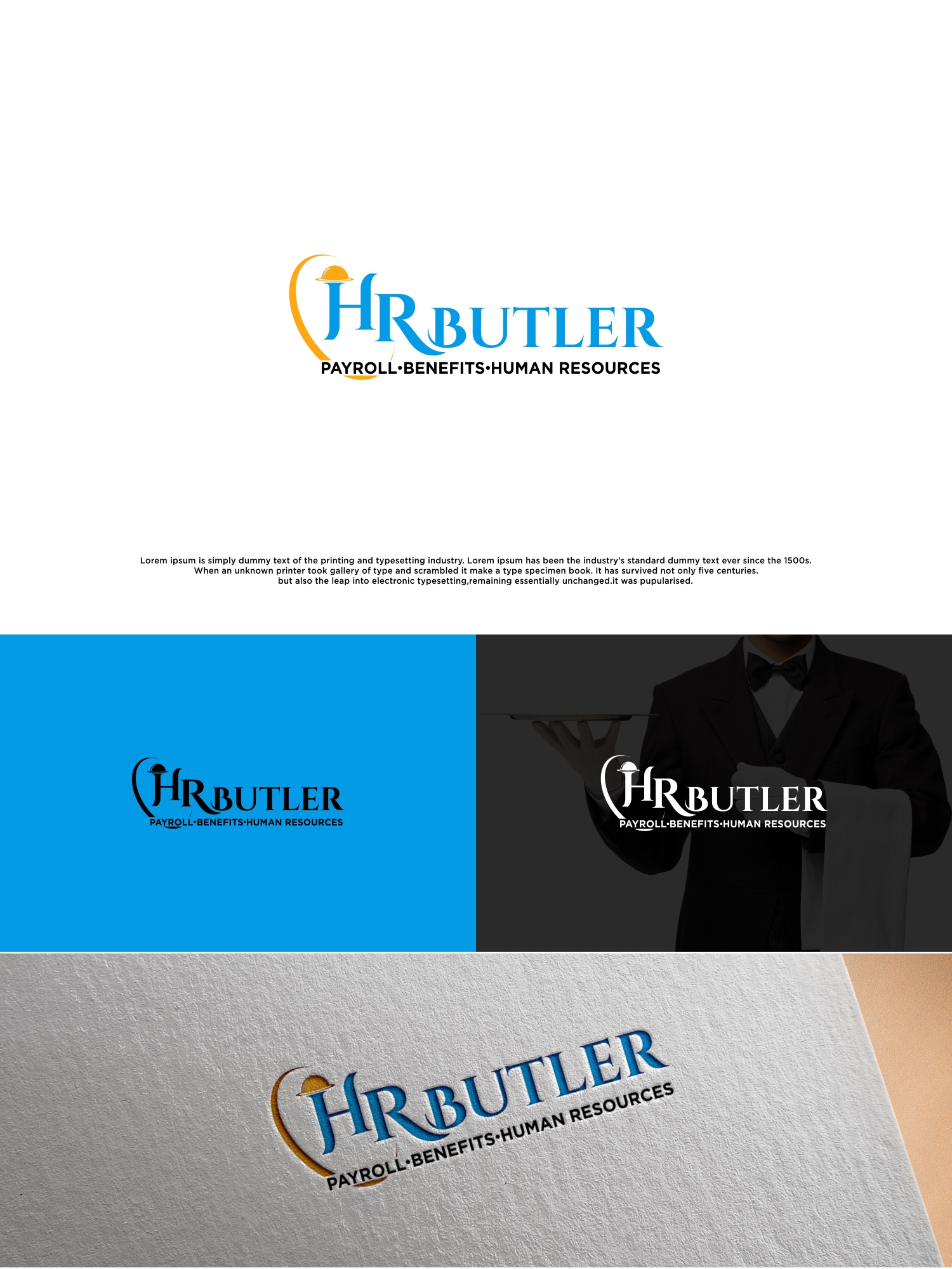 Logo Design by 2662 DESIGN for HR Butler | Design #25040584