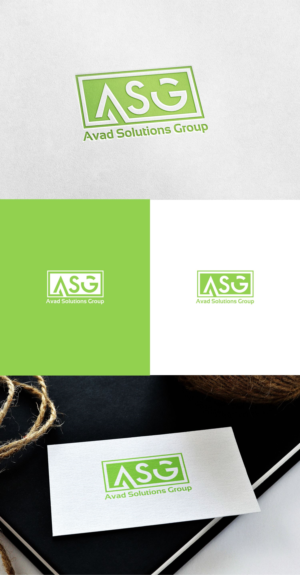 1 logo with Avad Solutions Group and another logo with ASG as part of the logo | Logo Design by MX LogoArt
