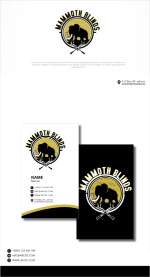 Mammoth Blinds | Logo Design by graphicevolution