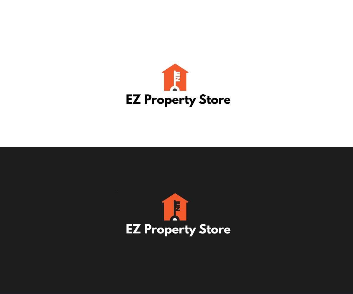 Logo Design by Rama Dom™ for EZ Property Store | Design #25051763