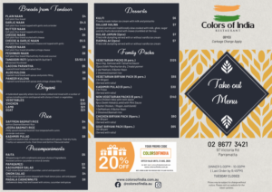 Menu Design by ShielaRamirez for this project | Design #25079998