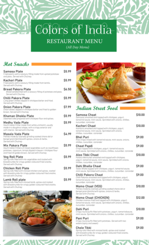 Menu Design by ShielaRamirez for this project | Design: #25081386