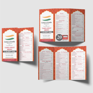 Menu Design by Muhammad Kashif 3