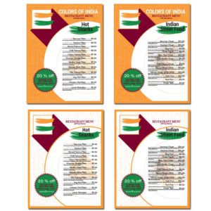 Menu Design by Rupok 3
