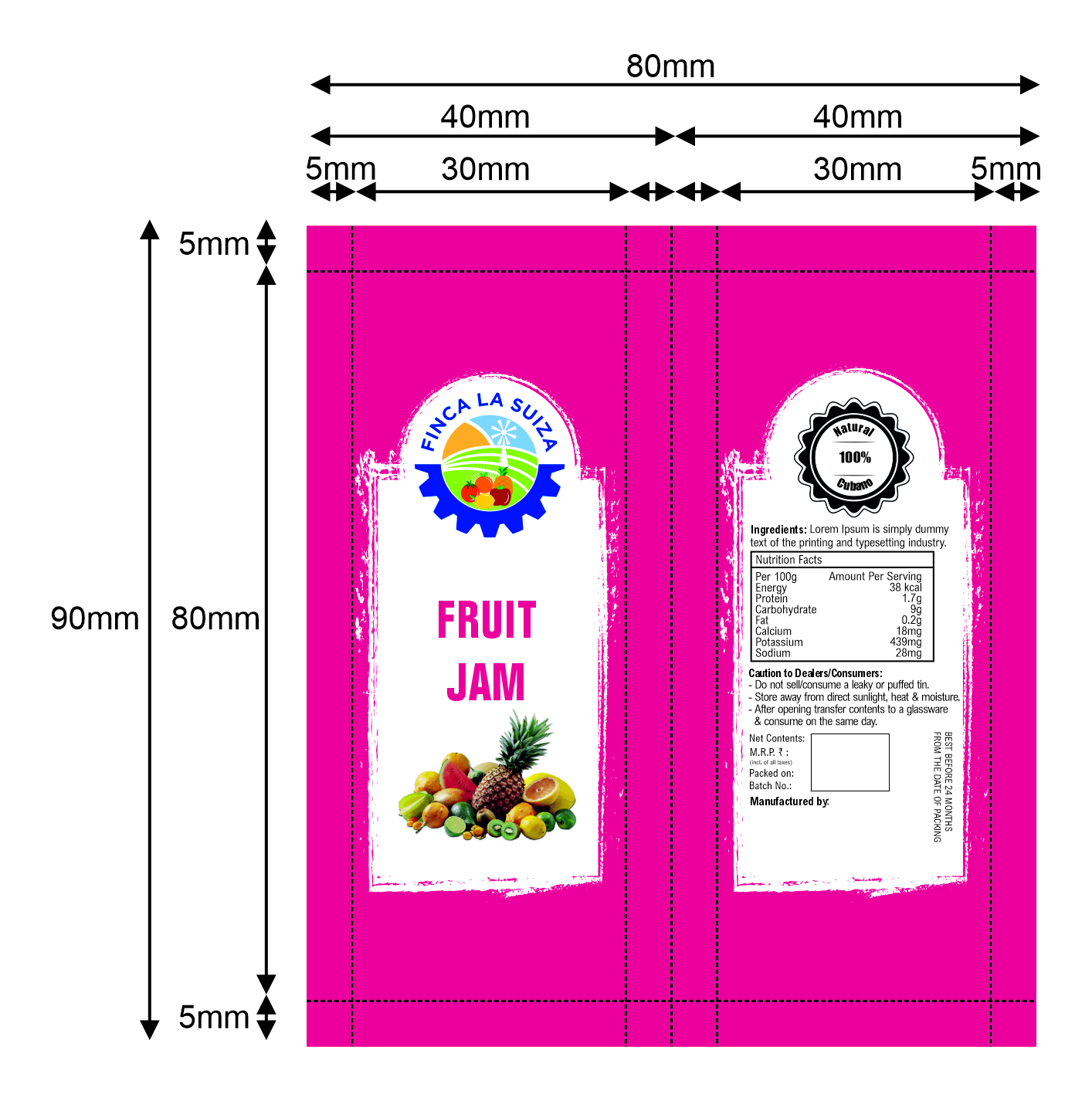Diseño de Etiqueta por H P Creatives para este proyecto | Diseño #25082240