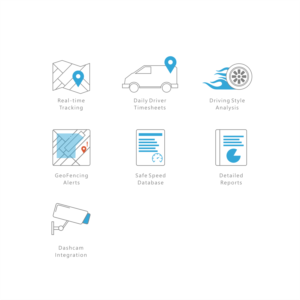Telematics Consultancy Services  Vehicle Tracking Logos | Diseño Gráfico por ThiagoB