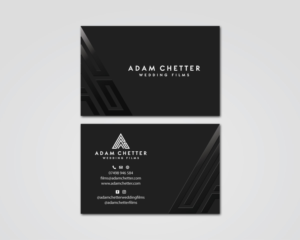 Business Card for a Wedding Films Business | Visitenkarten-Design von MDesign