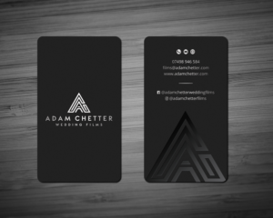Business Card for a Wedding Films Business | Business Card Design by DesignShout