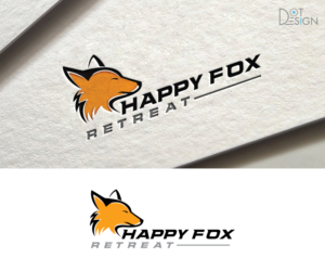 Happy Fox Retreat | Logo Design by Dot Design 3