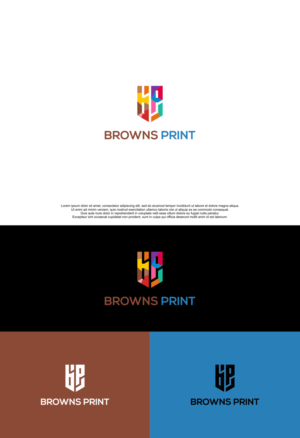 BROWNS PRINT | Logo Design by siti MWDesign