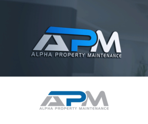 APM alpha property maintenance  | Diseño de Logo por GoodTimes$$$