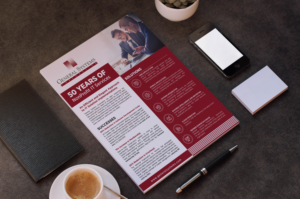 One page flyer for nonprofit focused IT company | Flyer Design by GraphicsGuru